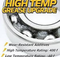 HD Switch (4 Pack) Deck Spindle Bearings Replaces Husqvarna, Dixon  539115279 Bearing - Free HIGH Temp Grease Upgrade