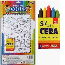 DESENHOS PARA COLORIR + GIZ DE CERA - MINI TOYS - Loja do Abençoado Festas  Artigos para festas e Decoração de Aniversário com os melhores preços e  condições ! Compra 100% Segura