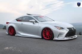 Beautiful lexus rcf on sv5 deep concave monoblock wheels finished in gloss brushed red. Lexus Rc Wheels Custom Rim And Tire Packages