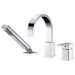 Pull out bathtub faucet