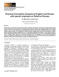 They may add meaning, but if they are there are two broad types of relative clauses in english. Pdf Practical Contrastive Analysis Of English And Persian With Special Emphasis On Relative Clauses Mitra Farsi Academia Edu