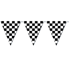 Black And White Checkered Flag Clipart Racing Checkered Flag Pennant Party Banner 12 Ft Race Car Party Monster Truck Party Birthday Banner Template