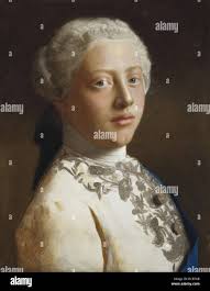 Portrait of George, Prince of Wales (1738-1820). Author: LIOTARD,  JEAN-ETIENNE Stock Photo