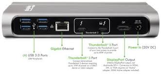249 60w Plugable Tbt3 Udv Thunderbolt 3 Docking Station With Host Charging Supports Single Hdmi Or Display Windows System Thunderbolt Port Thunderbolt