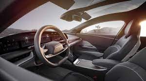 The primary display checks in at 34 inches, with the curved screen located in front of the driver. Lucid Air Shows Off Its High Tech Interior Adaptable User Experience