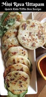 Mini Rava Dosa Semolina Pancakes For Kids Tiffin Box My Dainty Kitchen Recipe Breakfast Recipes Indian Indian Breakfast Indian Snack Recipes