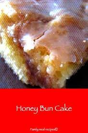 1 duncan hines yellow cake mix 1 (8 oz.) sour cream 3/4 c. 75 Honeybun Cake Recipe Ideas Honeybun Cake Recipe Cake Recipes Honey Buns