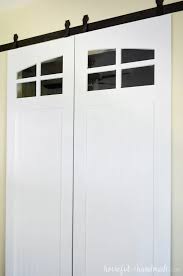Add authenticity and warmth with wood doors or make a statement with premium faux wood doors. Closet Sliding Barn Doors Build Plans Houseful Of Handmade