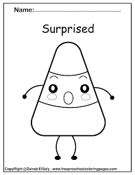 The sets include candy cane coloring pages, colored candy canes, and open any of the printable files above by clicking the image or the link below the image. Set Of Candy Corn Cute Emotions For Kids