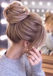 You woke up with absolutely zero time to even run a comb through your hair and you have to be somewhere in. 20 High Bun Updo Wedding Hairstyles For Brides High Bun Wedding Hairstyles Wedding Hairstyles Updo Wedding Hairstyles