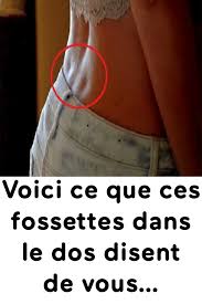 Voici Ce Que Ces Fossettes Dans Le Dos Disent De Vous Philo
