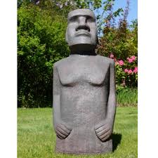 These statues are renowned worldwide and will certainly add culture to your garden. Easter Island Man Garden Ornament Outdoor