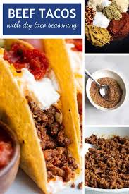 Best Classic Ground Beef Tacos Recipe Ground Beef Tacos Tacos Beef Recipes