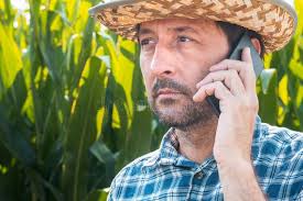 232 Farmer Listening Stock Photos