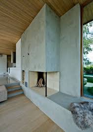 Polished Concrete Fireplace House Design Home Fireplace Fireplace