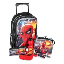 Find great deals on ebay for spiderman bathroom accessories. Buy Spiderman School Trolley Bag 12in1 Set 101495 18 Online Lulu Hypermarket Qatar