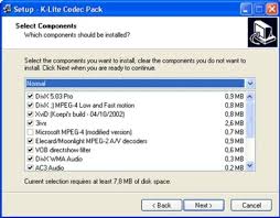 Options in installer to disable media foundation. K Lite Codec Pack