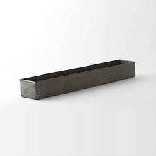 habit form trough dark zinc metal balcony planters planter boxes fence flower box ideas