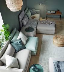 Living Room Furniture Decor Canape Angle Ikea Deco Salon Maison Confortable