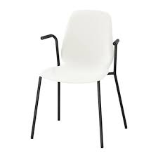 Leifarne Karmstol Vit Dietmar Svart Ikea Upholstered Chairs Ikea Ikea Armchair Ikea