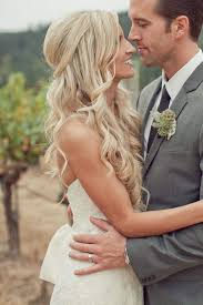 A simple style but it's also a gorgeous one. Half Up Half Down Wedding Hairstyles Modwedding