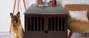 This is a nice piece of furniture that also serves as a dog crate. Best Dog Crate Furniture End Table For Your Pooch Pet Side