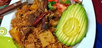 Beef Pilau with sweet potatoes