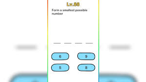 Brain Out Level 88 Form A Smallest Possible Number Youtube