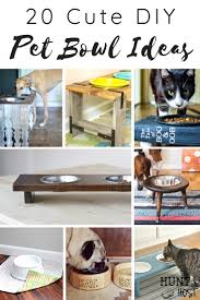 See more ideas about cat feeding, pets, feeding. 20 Cute Diy Pet Bowl Ideas Salvaged Living