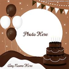 Personalized happy birthday messages sent from you to your loved ones. Happy Birthday Card With Name And Photo Edit Birthdayphotoframes Com