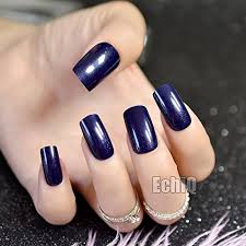 A newbie to acrylic nails? Galaxy Pattern Glitter Press On Nails Navy Blue Dark Acrylic Nail Art Tips Beautiful Shape Rare Design Z717 Buy Online In Oman At Oman Desertcart Com Productid 63354658