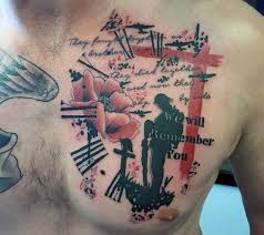 Poppy tattoo lest we forget. 75 Poppy Tattoo Designs For Men Remembrance Flower Ink