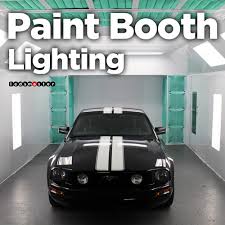 explosion proof paint booth lighting