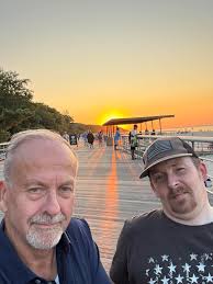 Introduction and photo with son during multiple sclerosis journey