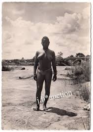 Kongo NACKTE AZANDE DUNGU FRAU AM FLUSS * Foto-AK um 1950 / Ethnic Nude  RPPC | eBay
