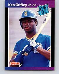 Topps traded rc # 41t. Amazon Com 1989 Donruss 33 Ken Griffey Jr Mariners Rookie Card Mint Condition Ships In A Brand New Holder Sports Outdoors