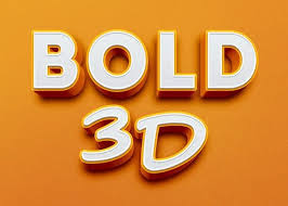 Download Bold 3d Text Effect Download Free Psd Files Photoshop Text Free Photoshop Text 3d Text Effect