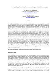 Public islamic asia dividend fund. Doc Islamic Equity Mutual Fund Performance In Malaysia Risk And Return Analysis Nik Maheran Academia Edu