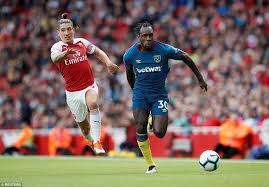 Arsenal 3 1 West Ham Emery Claims First League Win As Gunners Boss Arsenal Vs West Ham Michail Antonio Arsenal