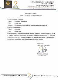 Berlakunya surat keputusan tersebut terjadi pergantian kepengurusan, maka organisasi tersebut harus mengajukan permohonan perubahan pengurus kepada rektor melalui bagian terkait sesuai dengan prosedur berlaku. Sk Penonaktifan Sementara Dan Pengangkatan Plt Navigation
