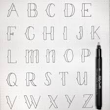 Easy Hand Lettered Alphabet Style to Practice – Kelly Creates