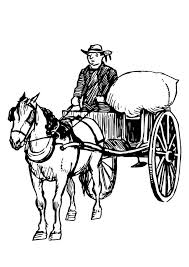 Coloriage cheval gratuit à imprimer. Coloriage Cheval Et Charrette Coloriages Gratuits A Imprimer Dessin 30204