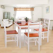 Flashback in time with our 1950s formica retro kitchen table and chairs. Dining Chairs Set Of 4 White Pine Color Soild Wood Retro Dining Chair Kitchen Dining Room Office Sittingroom Furniture