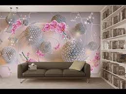 50 Stylish 3d Wallpaper For Living Bedroom Walls 3d Wall Murals As Royal Decor Youtube 3d Wall Murals Wallpaper Living Room 3d Wallpaper For Walls