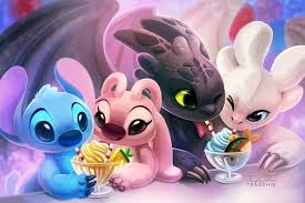 Image Uploaded By Bribri Martinez Find Images And Videos About Angel Stitch And Toothless On We Heart It Th Disney Drawings Cute Disney Drawings Disney Art