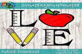 Download Love School Teacher Graphic By Dynamicdimensions Creative Fabrica School Teacher School Making Shirts PSD Mockup Templates