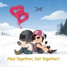 Happy Valentine S Day Tag Your Mate With Whom You Would Love To Have The Chicken Dinner Today In 2020 Cute Cartoon Wallpapers Mobile Wallpaper Game Wall In 2021 Mobile