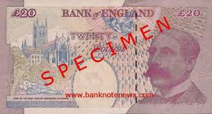 The £50 note will be withdrawn on september. Bank Of England To Withdraw 20 Pound Note On 30 06 2010 Banknotenews