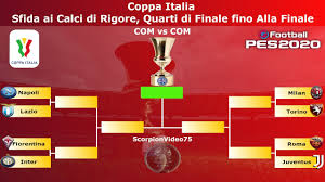 Potete seguirci sui seguenti social media: Pes 2020 Coppa Italia Sfida Ai Calci Di Rigore Quarti Di Finale Fino Alla Finale Com Vs Com Youtube