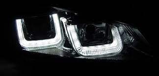 led drl koplampen vw golf 6 u type golf 7 look